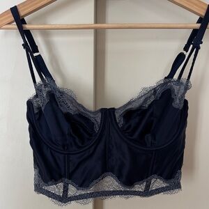 Victoria's Secret Midnight Blue Lace Bralette